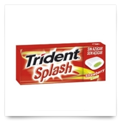 Trident Splash Fresa Lima de Trident